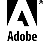 Adobe logo black