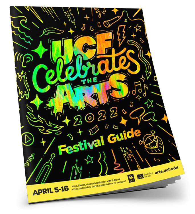 UCF Celebrates the Arts festival guide cover